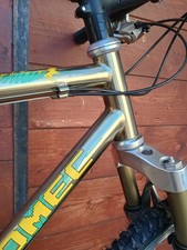 90s Vintage Somec Titanium MTB 47*56 Slooping Like New 