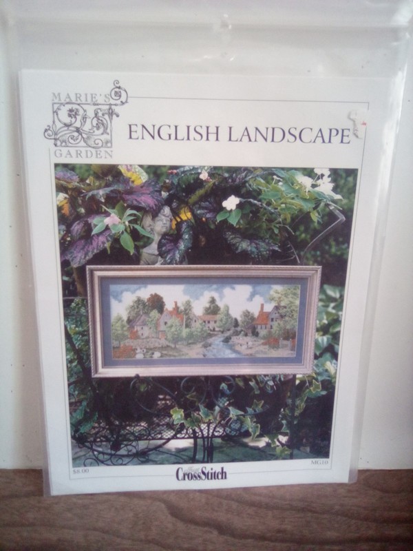 Marie's Garden Just Cross Stitch Pattern English Landscape