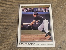 1991 O-Pee-Chee Premier #45 Carlton Fisk Chicago White Sox Nmmt