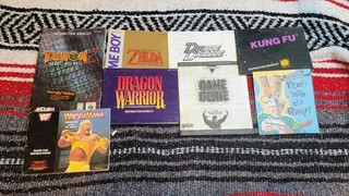 Lotto 8 Manuali Nintendo Retro Assortiti NES Gameboy N64