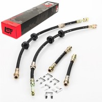 4X Bremsleitung Bremsschlauch Vorne Hinten + Halteklammer FüR Seat Cordoba 6L