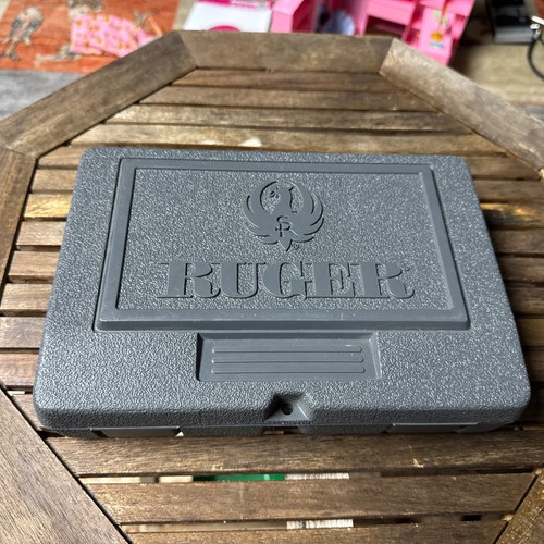 Ruger OEM P Series P90 9mm Gray Pistol Factory Hard Molded Plastic Box Case
