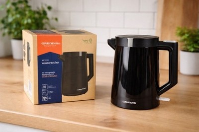 GRUNDIG Wasserkocher WK 5320 L, 1,7 Liter,  2200 Watt, mit Wasserstandsanzeige
