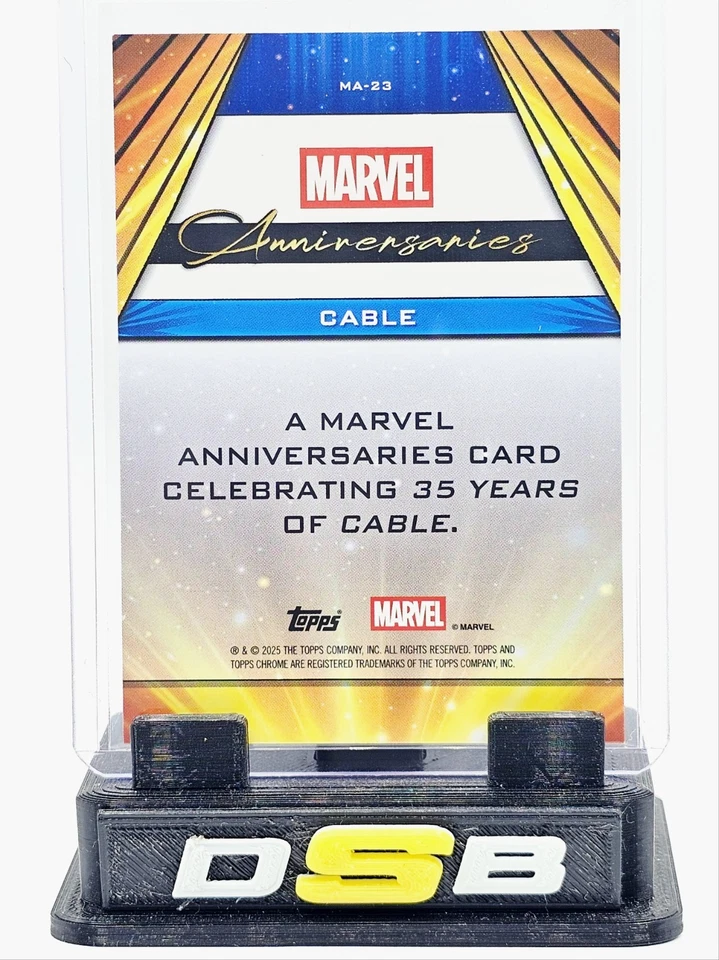2025 TOPPS CHROME MARVEL CABLE 35TH ANNIVERSARY INSERT#MA-23 - Image 2 of 2