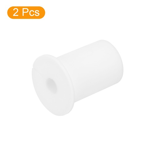 2Pcs Wall Grommets for Cables 1 Inch Cable with 8mm Hole, Silicone White - Afbeelding 3 van 6