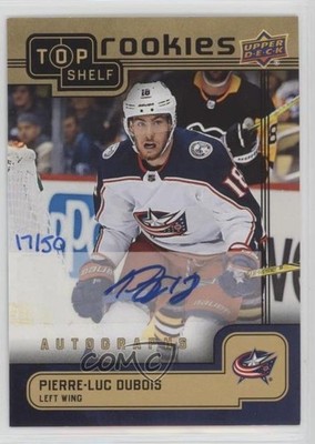 2018 National Convention Top Shelf Rookies 17/50 Pierre-Luc Dubois Auto k4p