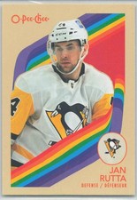 2023-24 O-Pee-Chee Retro Jan Rutta #281 Pittsburgh Penguins