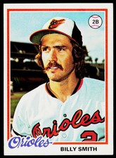 1978 Topps Billy Smith 666 RC Baltimore Orioles