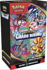 LOT OF 6 Presale - Pokemon TCG: Chaos Rising Booster Bundle -New- Ships 5/22