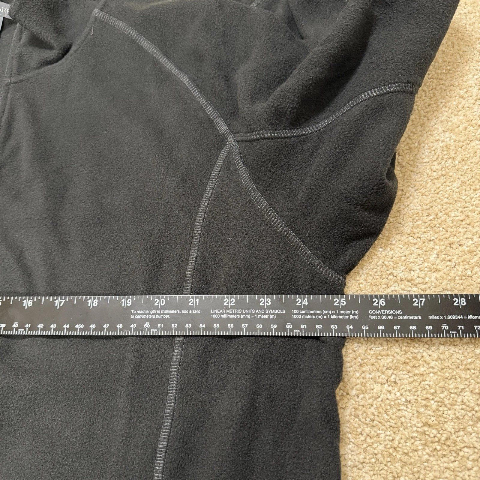 NWT Trimark Mens Size XL Black Full Zip Jacket Rixford Polyfleece Pocketed - product detail image 10