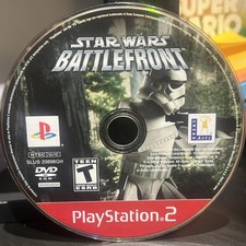 Star Wars: Battlefront (Sony PlayStation 2, 2004) DISC ONLY Video Game TESTED!