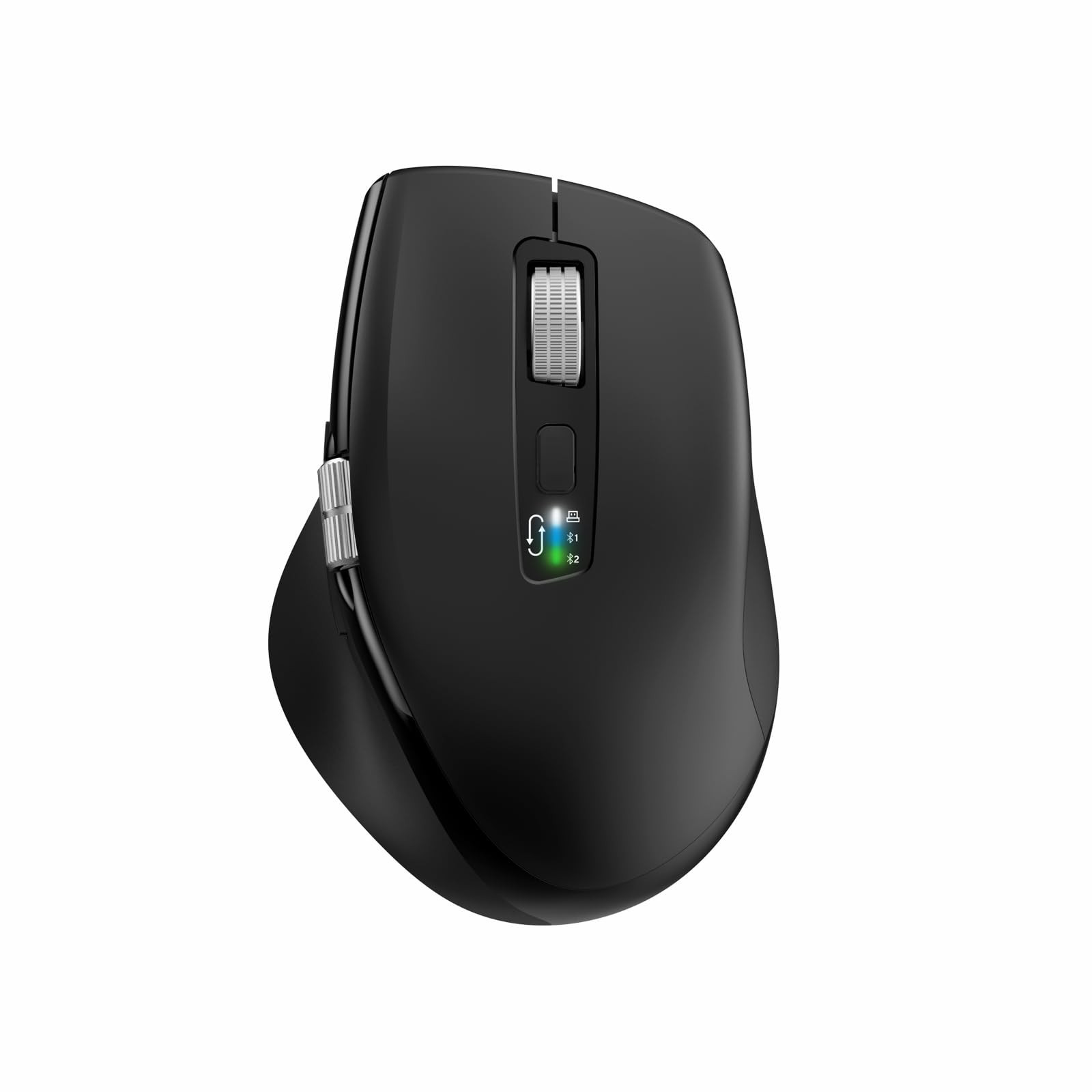 Wireless Bluetooth Mouse with Smart Flying Scroll and Ergonomic Side Thumb Control