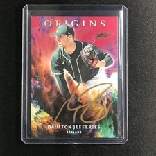 2021 Chronicles Daulton Jefferies Origins Rookie Autograph Red Gold Ink 99/99