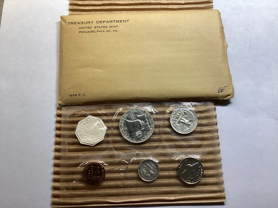 1956 US Mint Silver Proof Type 2 Set with OGP and Cello Sealed Coins 090525 21ee - Image 4 of 4
