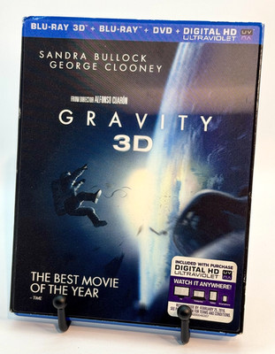Gravity Movie | Blu-ray 3D + Blu-ray Regular Discs Only