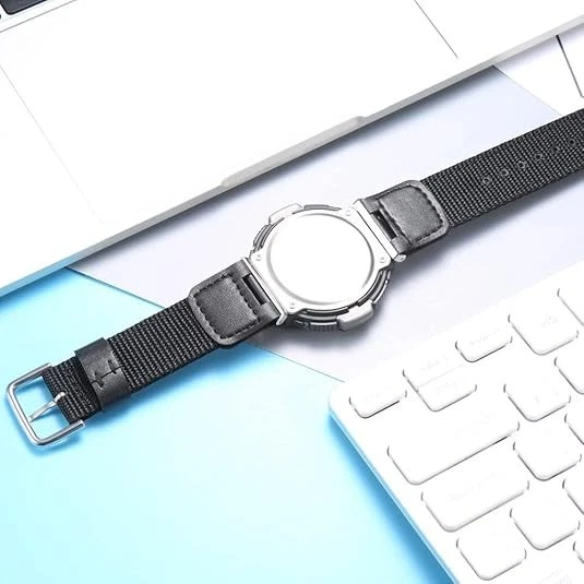 Repuesto de correa de tela/cuero para Casio SGW-100 GW-3000B GW-3500B PAS-400B Twi Foto 3 de 4