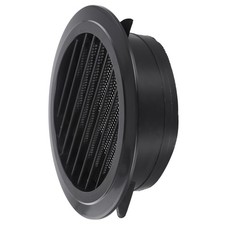 Leichte schwarze ABS runde Lüftungsgitter Abdeckung für Wände/Decken
