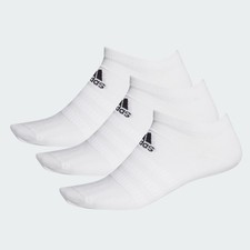 Adidas Kids Light Low-Cut Socks Large 3 Pairs White DZ9401-KL