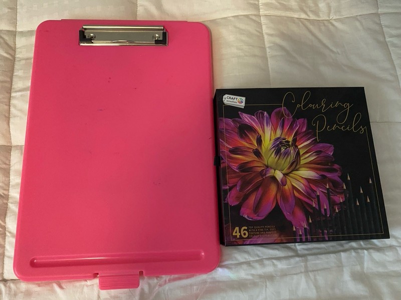 Colored Pencils Plus Storage Clip
