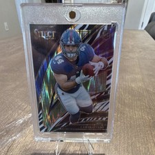 Panini 2025 Select Zebra Prizm Rookie Cam Skattebo #294 Club Level Giants