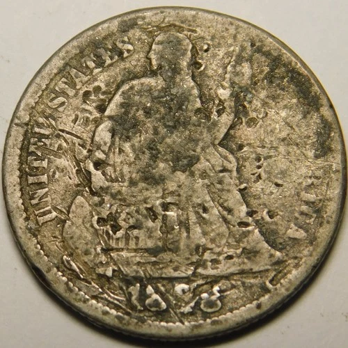 1888 Seated Liberty Dime 90% Silver   "Actual Coin Pictured"