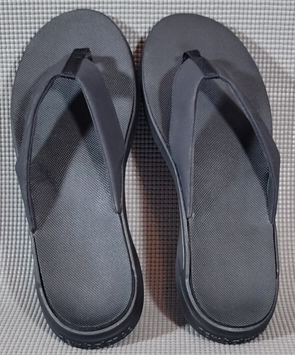 New Balance Men's 340v1 Triple Black Flip-Flop Sandals - SMT340K1 - Size 12  EUC! | eBay