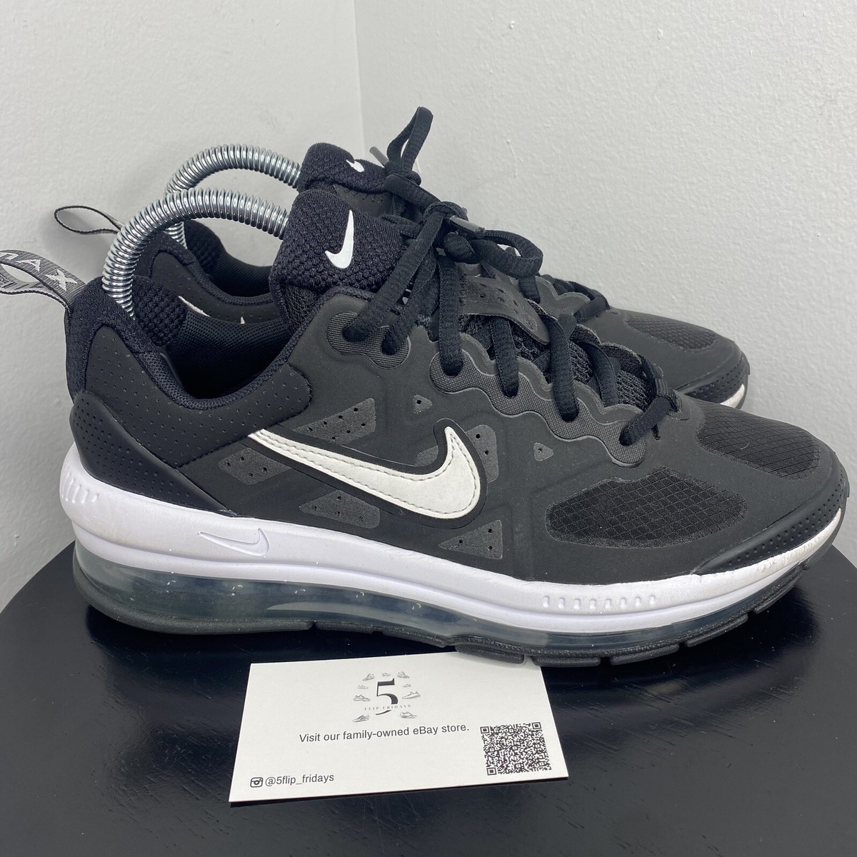 nike air max genome black and white