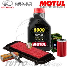 Tagliando KYMCO Dink 125 DD 4T E3 2010 2011 2012 Olio Motul 5000 Filtri Candela
