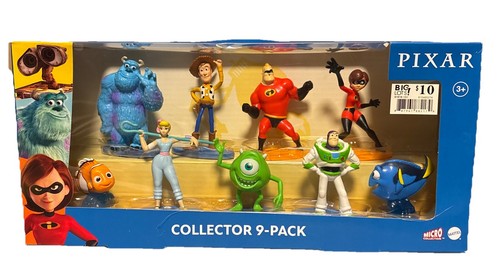 Mattel Disney Pixar Collector 9er Pack Figurenset Woody Buzz Sulley Nemo  - Bild 1 von 3