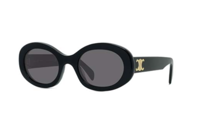 Celine Glossy Black Women\'s Sunglasses Celine Triomphe CL40308U 01A Sunglasses Women main image 4