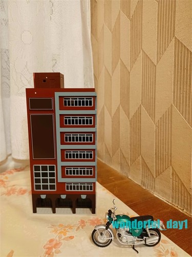 1/150 N Scale City Office Building Model House Scene Street Building Model Toy - Picture 15 of 33