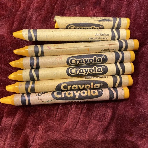 Crayola Crayon Retired Colors Dandelion Indian Red Midnight Blue Olive Green Mor - Picture 8 of 8