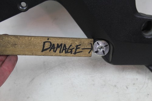 Ducati Multistrada 1200 10-12 Right Engine Motor Rearset Bracket Support DAMAGE - Picture 4 of 9