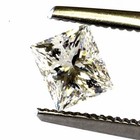 GIA loose certified 1.01ct carat SI1 J princess diamond vintage estate antique — photo 4