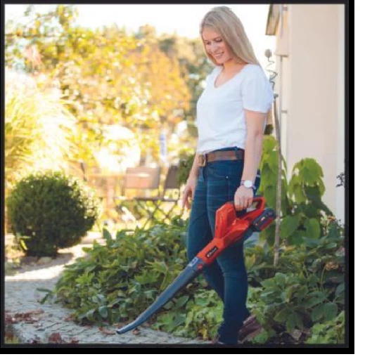 Soffiatore a batteria per foglie elettrico EINHELL GE- CL 18 Solo o Kit Batterie - Immagine 2 di 4