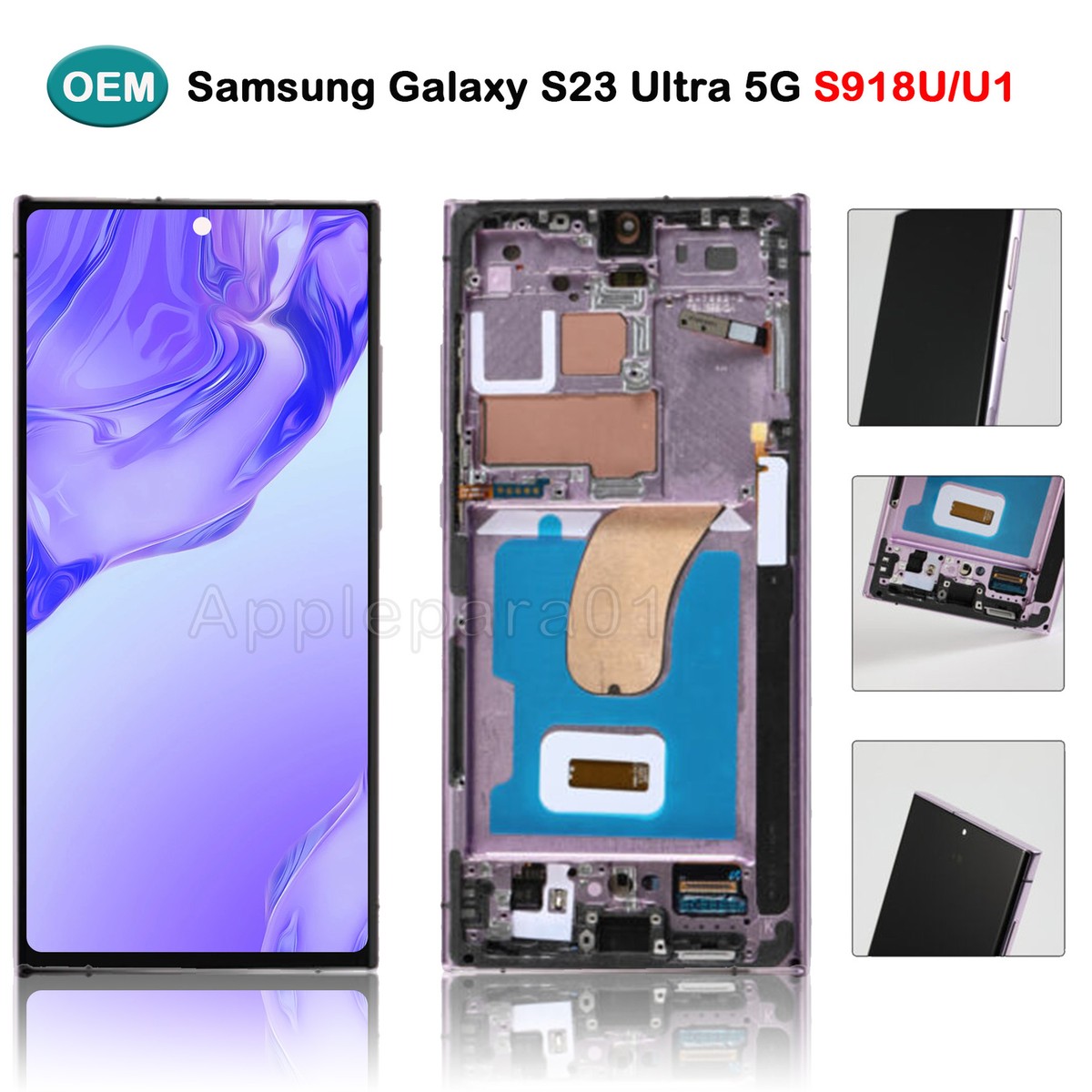 OEM For Samsung Galaxy S23 Ultra 5G S918U/U1/W AMOLED Display LCD
