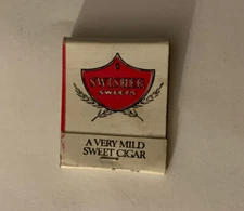 Swisher Sweets Cigars Relax & Enjoy Vintage Matchbook Unstruck Complete