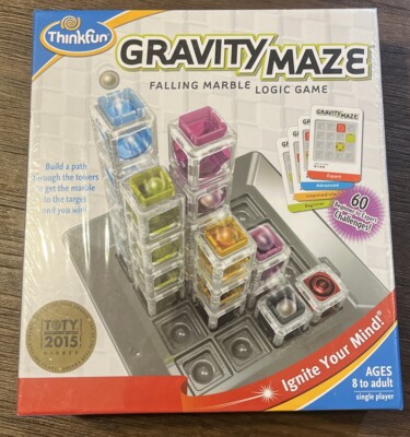 Think FunGravity Maze Marble Run Logic Game STEM Toy for Boys Girls Age 8 ...