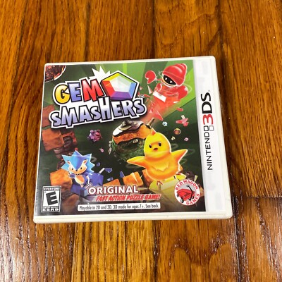 Gem Smashers Nintendo 3DS Complete in Box CIB Tested