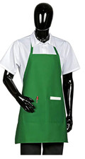 Hi Lite 2 Pocket Bib Apron 822P2 28x30 2 Pockets Kelly Green NEW Server
