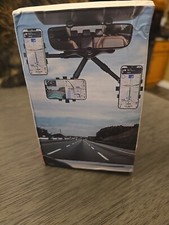 Universal 360 Rotation Car Rear View Mirror Mount Stand GPS Cell Phone Holder US
