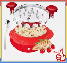 Upgraded Chicken Shredder Large Chicken Breast Shredder Tool Twist BPA Free