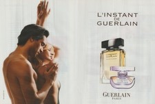 Publicité papier - advertising paper -  L'Instant  de Guerlain 2 pages