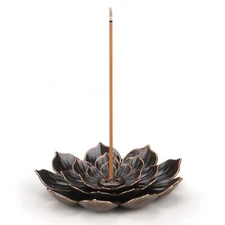 SLKIJDHFB Incense Burner - Stick Holder 5 Holes with Bronze 