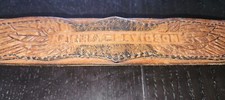 Vintage Brown Leather Harley Davidson Belt 36&frac12;" Long Sz 32? Luv-It NO Buckle