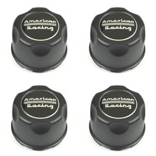 4x American Racing Ar172 Ar767 Satin Black Wheel Center Caps 56 Lug 1342100sb