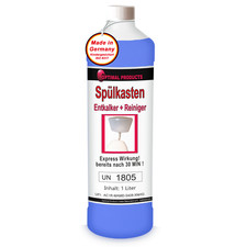 Toiletten-Spülkasten Entkalker 1L Kalklöser WC und Keramik, Wirkung nach 30min.