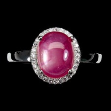925 Sterling Silver Ring Oval Ruby 10x8mm Natural Gemstone Jewelry Size 8