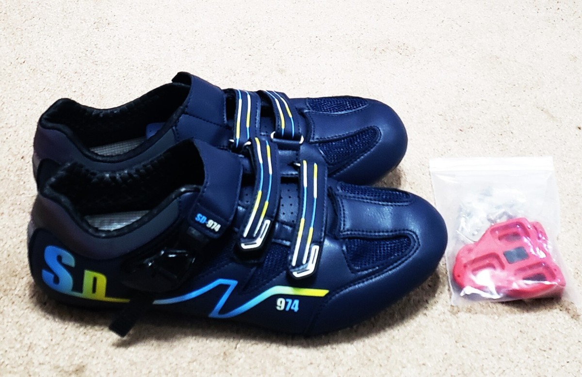 SIZE 45 US) SD-974 ROAD CYCLING SHOES