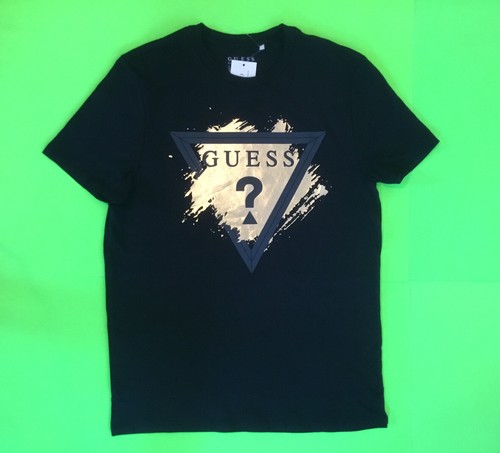 T-Shirt Sz Small Black w/Gold Cotton | eBay